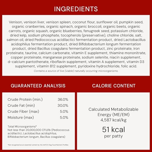 Stella & Chewy's Freeze-Dried Raw Dinner Patties - Dandy Lamb Recipe - High Protein Grain-Free Puppy & Dog Food - Perfect For Picky Eaters - 5.5 oz