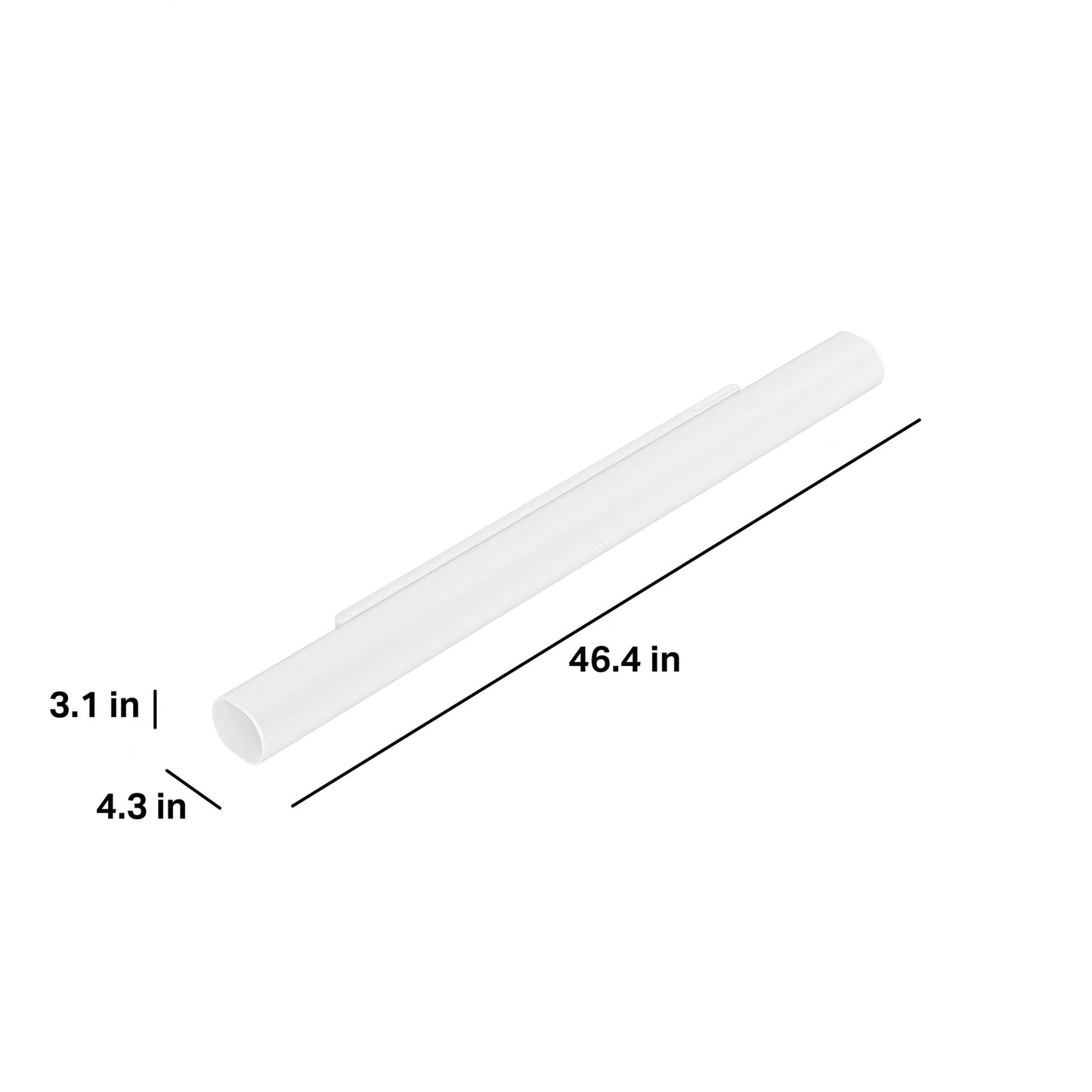 Sonos Arc Ultra Soundbar with Dolby Atmos and Voice Control - 9.1.4 Surround Sound for TV and Music - Black