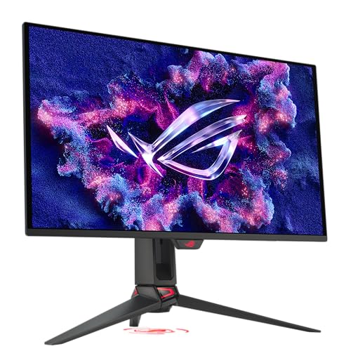 ASUS ROG Strix 27” 1440P OLED Gaming Monitor (XG27AQDMG) - QHD, Glossy OLED, 240Hz, 0.03ms, Custom Heatsink, Anti-flicker,Uniform Brightness, G-SYNC Compatible, 99% DCI-P3, DisplayWidget, 3yr warranty