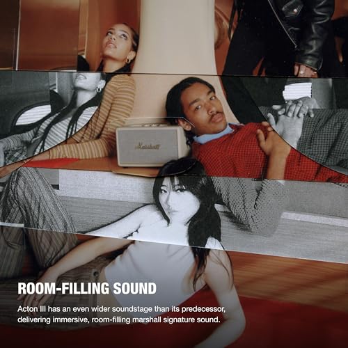 Marshall Acton III Bluetooth Home Speaker, Black