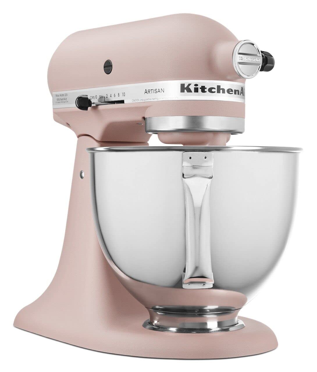 KitchenAid Artisan Series 5 Quart Tilt Head Stand Mixer with Pouring Shield KSM150PS, Dried Rose