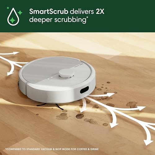 iRobot Roomba Plus 405 (G185) Combo Robot Vacuum & Mop with AutoWash Dock - Spinning Mop Pads, Self-Empties, Pad Washing & Drying, Self-Cleaning, Pad-Lift, LiDAR Navigation