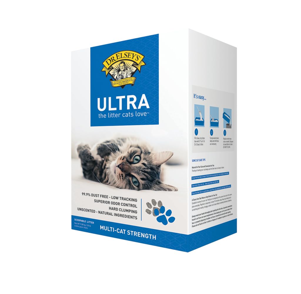Dr. Elsey's Ultra UnScented Clumping Clay Cat Litter 40 lb. Bag