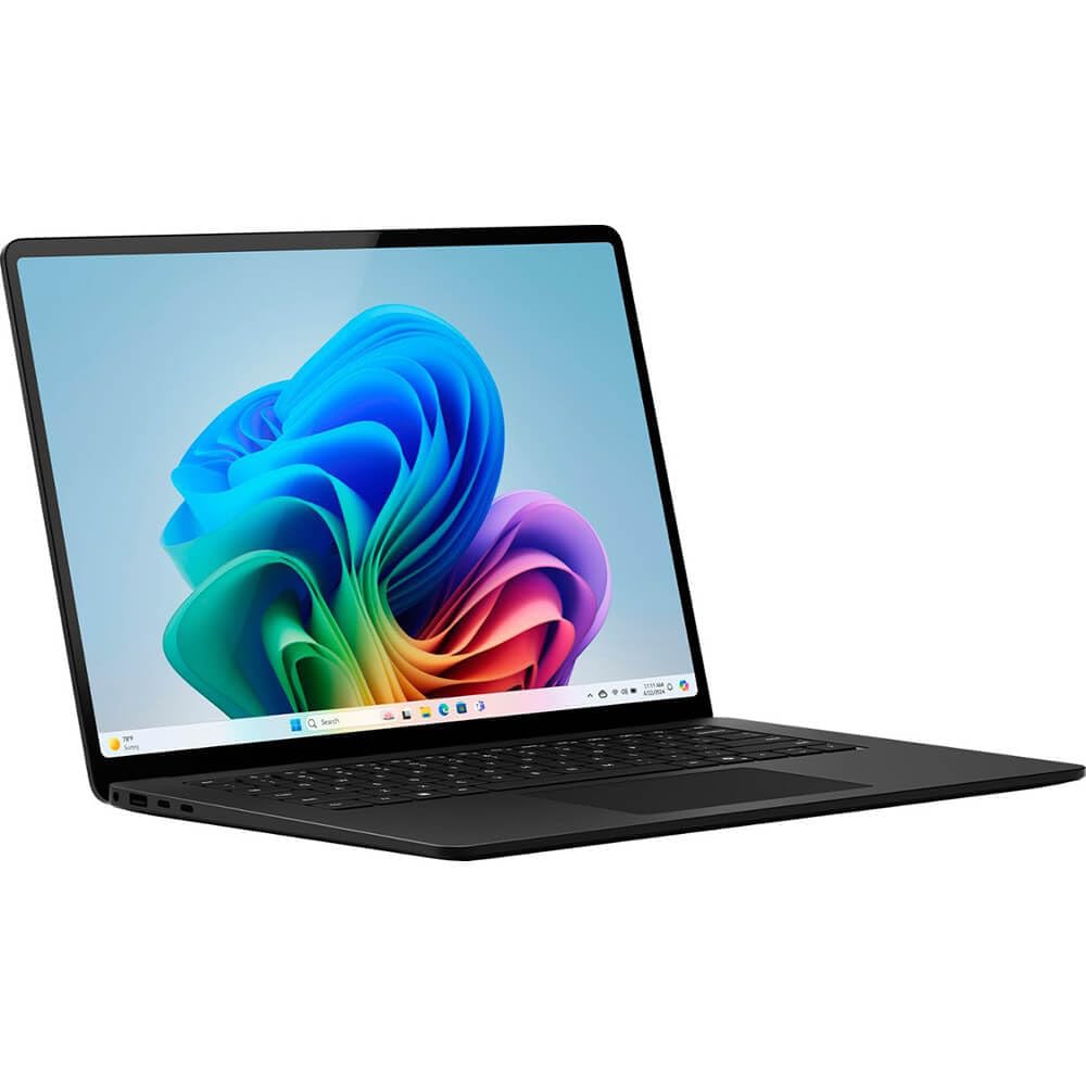 Microsoft Surface Laptop (2024), Windows 11 Copilot+ PC, 15" Touchscreen Display, Snapdragon X Elite (12 core), 32GB RAM, 1TB SSD Storage, Black
