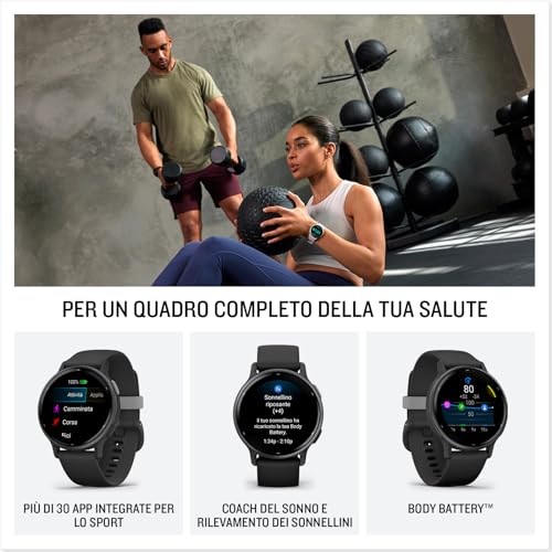 Garmin vívoactive 5, Health and Fitness GPS Smartwatch, AMOLED Display, Up to 11 Days of Battery, Ivory