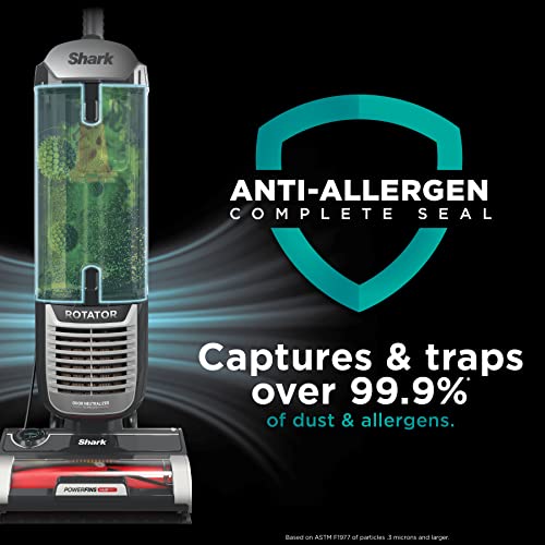 Shark NV752 Rotator Powered Lift-Away TruePet Upright Vacuum with HEPA Filter, Large Dust Cup Capacity, LED Headlights, Upholstery Tool, Perfect Pet Power Brush & Crevice Tool, Bordeaux