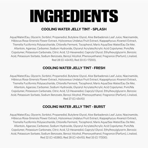 Milk Makeup Cooling Water Jelly Tint – Long-Lasting Sheer Lip + Cheek Stain with Firming Vegan Collagen + Hydrating Aloe – Transfer Proof, Buildable Lip Tint + Blush