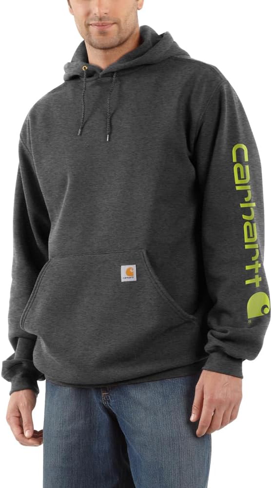 Carhartt Men's Loose Fit Midweight Logo Sleeve Graphic Sweatshirt