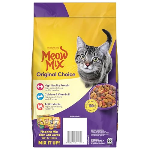 Meow Mix Original Choice Dry Cat Food, 6.3 Pound Bag