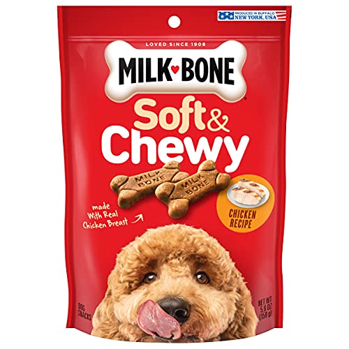 Milk-Bone Soft & Chewy Dog Treats, Beef & Filet Mignon Recipe, 25 Ounce