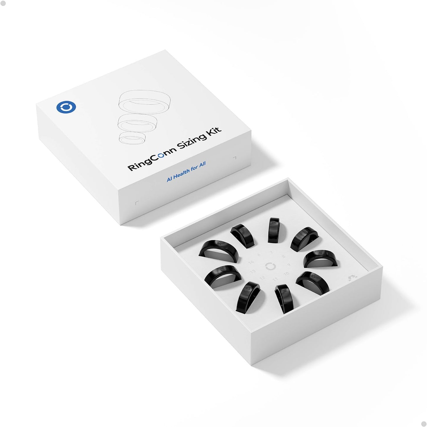 RingConn Gen 2, World’s First Smart Ring with Sleep Apnea Monitoring, No APP Subscription, 12-Day Battery Life, Stress/Heart Rate/Women's Health Tracker, Android & iOS Compatible (Gold, Size 10)