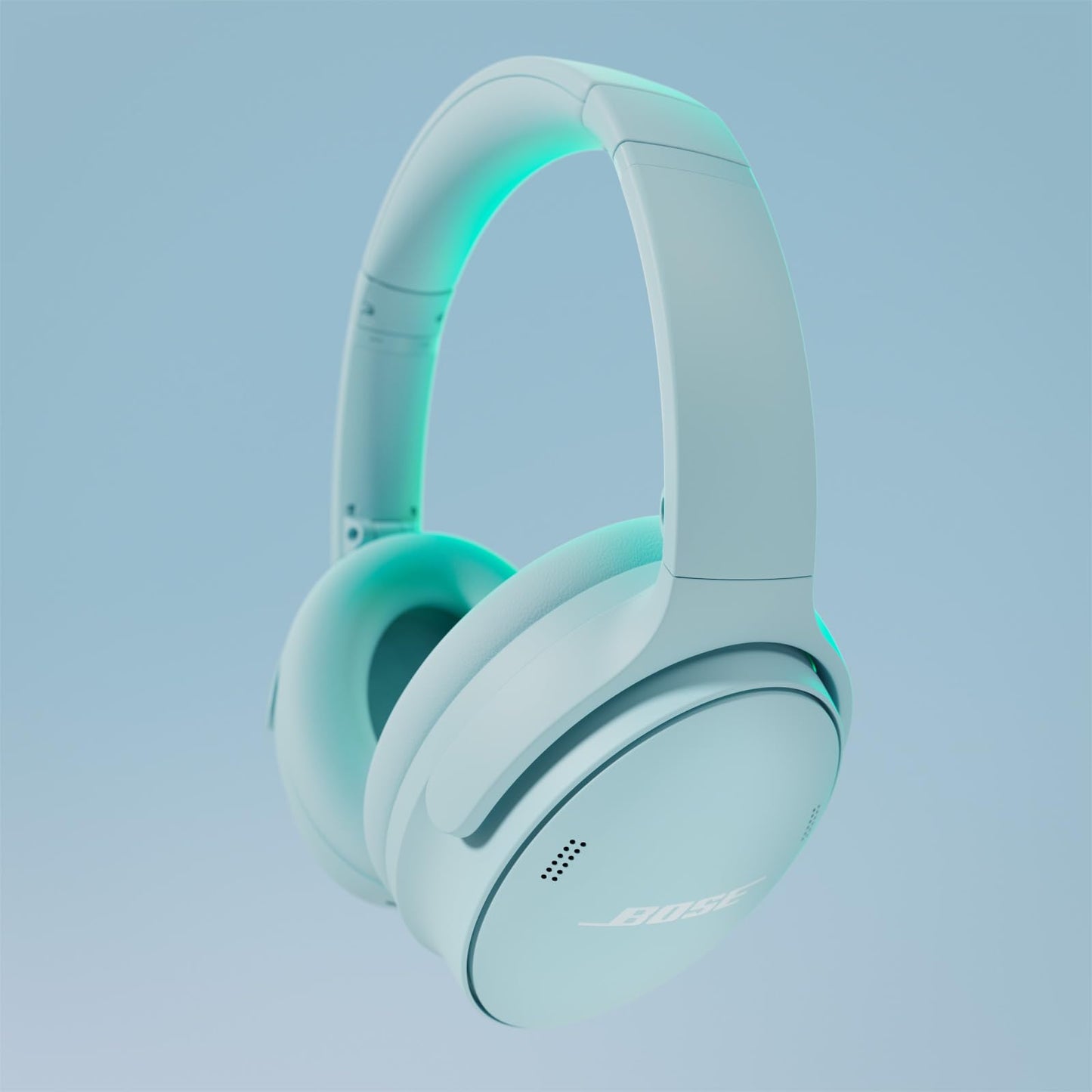 Bose QuietComfort Headphones - Wireless Bluetooth Headphones, Active Over Ear Noise Cancelling and Mic, USB-C Charging, Deep Bass, Up to 24 Hours of Playtime, Twilight Blue - Limited Edition Color