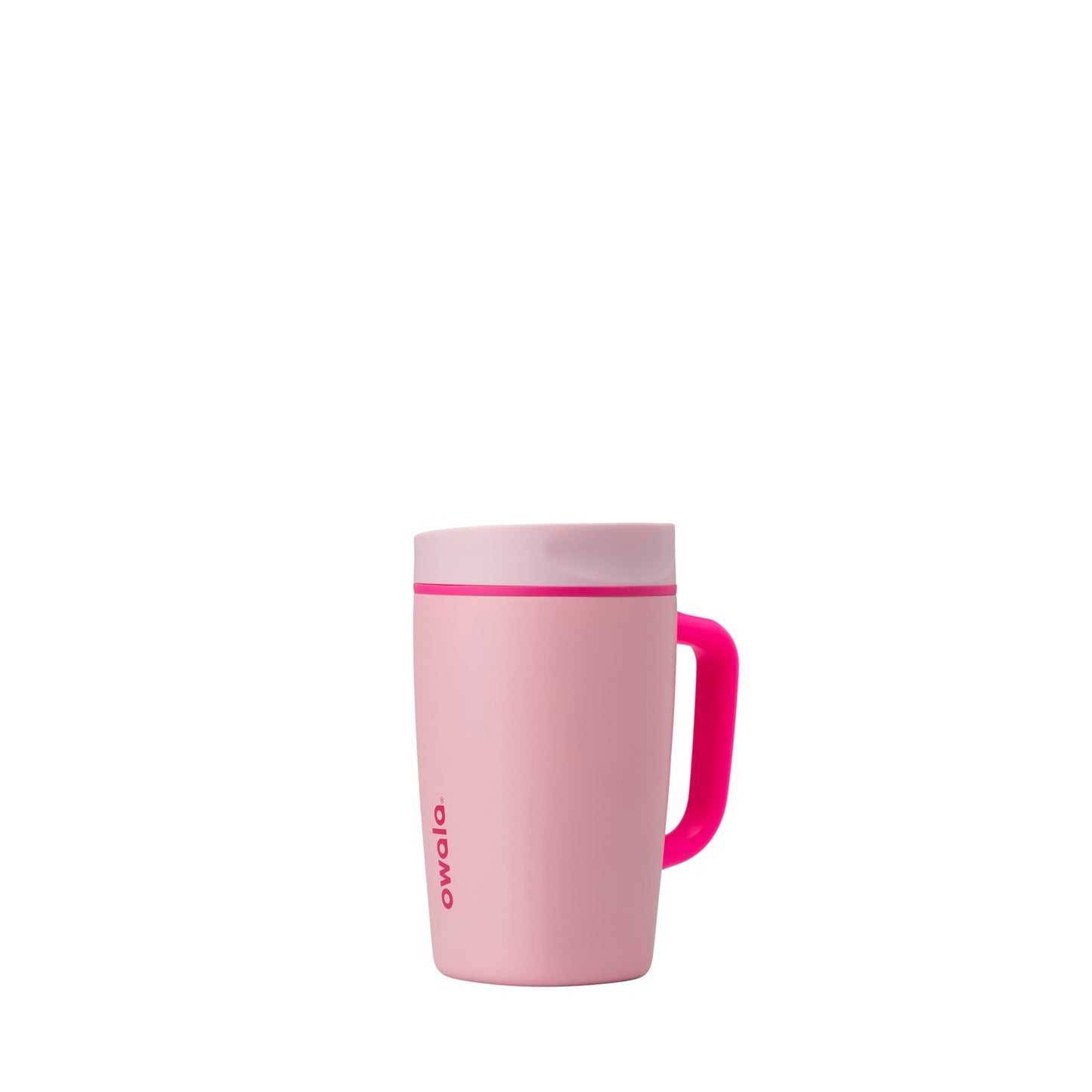 Owala SmoothSip Slider Insulated Stainless Steel Coffee Tumbler, Reusable Iced Coffee Cup, Hot Coffee Travel Mug, BPA Free 12 oz, Grey/Green (Sour Apple)