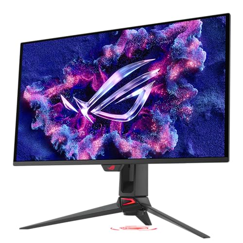 ASUS ROG Strix 27” 1440P OLED Gaming Monitor (XG27AQDMG) - QHD, Glossy OLED, 240Hz, 0.03ms, Custom Heatsink, Anti-flicker,Uniform Brightness, G-SYNC Compatible, 99% DCI-P3, DisplayWidget, 3yr warranty