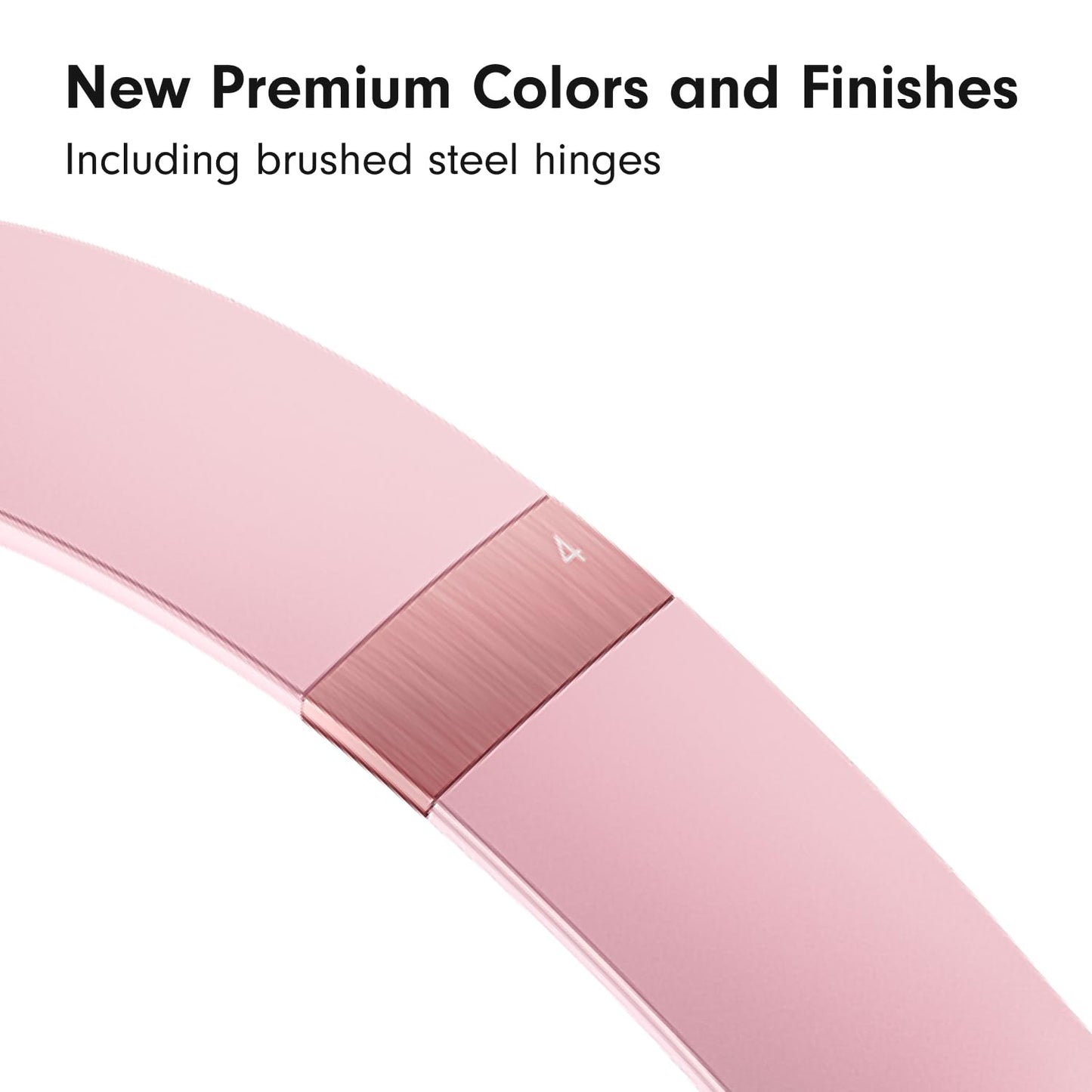 Beats Solo 4 - Wireless On-Ear Bluetooth Headphones, Up to 50-Hour Battery Life, Ultra-Lightweight Comfort, Powerful and Balanced Sound, Apple & Android Compatible - Cloud Pink