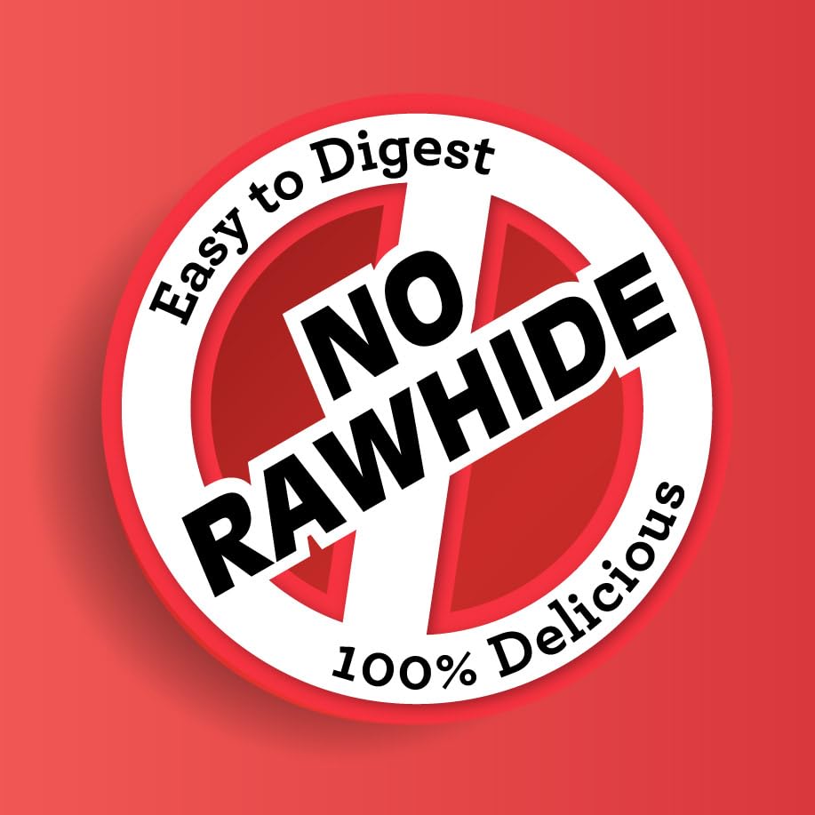 DreamBone Twist Sticks, Made With Real Chicken, Rawhide-Free Chews for Dogs, 50 Count