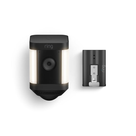 Ring Spotlight Cam Plus, Battery with extra Quick Release Battery