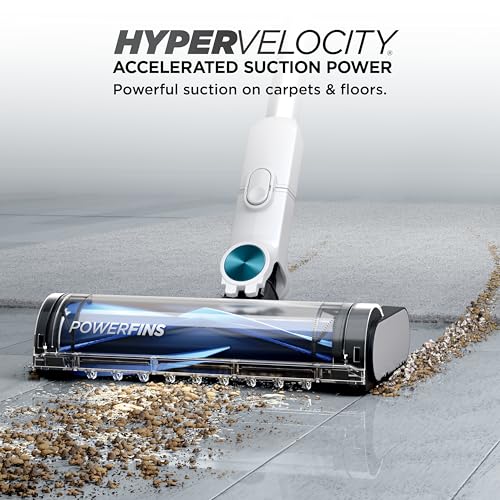 Shark | Pet Cordless Vacuum Cleaner | LED Headlights | Removable Handheld Vacuum for Pet Hair | Crevice Tool & Pet Multi-Tool Included | 40min Runtime | For Carpet & Hard Floors | Grey | IX141