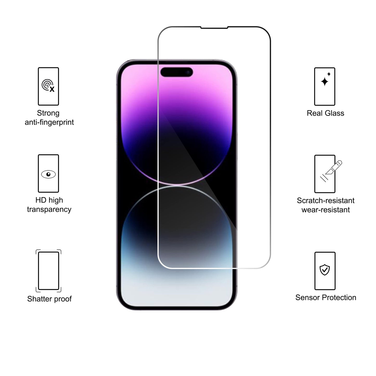 Ailun 3 Pack Screen Protector for iPhone 17 Pro Max [6.9 inch] + 3 Pack Camera Lens Protector with Installation Frame,Dynamic Island Compatible,Case Friendly[Not for iPhone 17/17 Pro/iPhone Air]