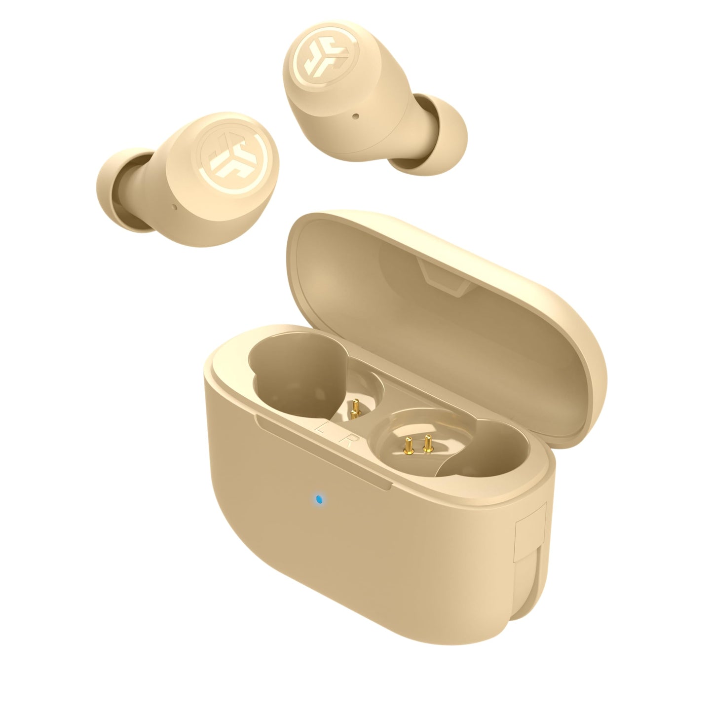 JLab Go Air Pop+ True Wireless Earbuds, in Ear Headphones, Bluetooth Earphones, 35H Playtime Ear Buds, Bluetooth Earbuds with Microphone, USB-C Charging Case, Dual Connect, EQ3 Sound, Black