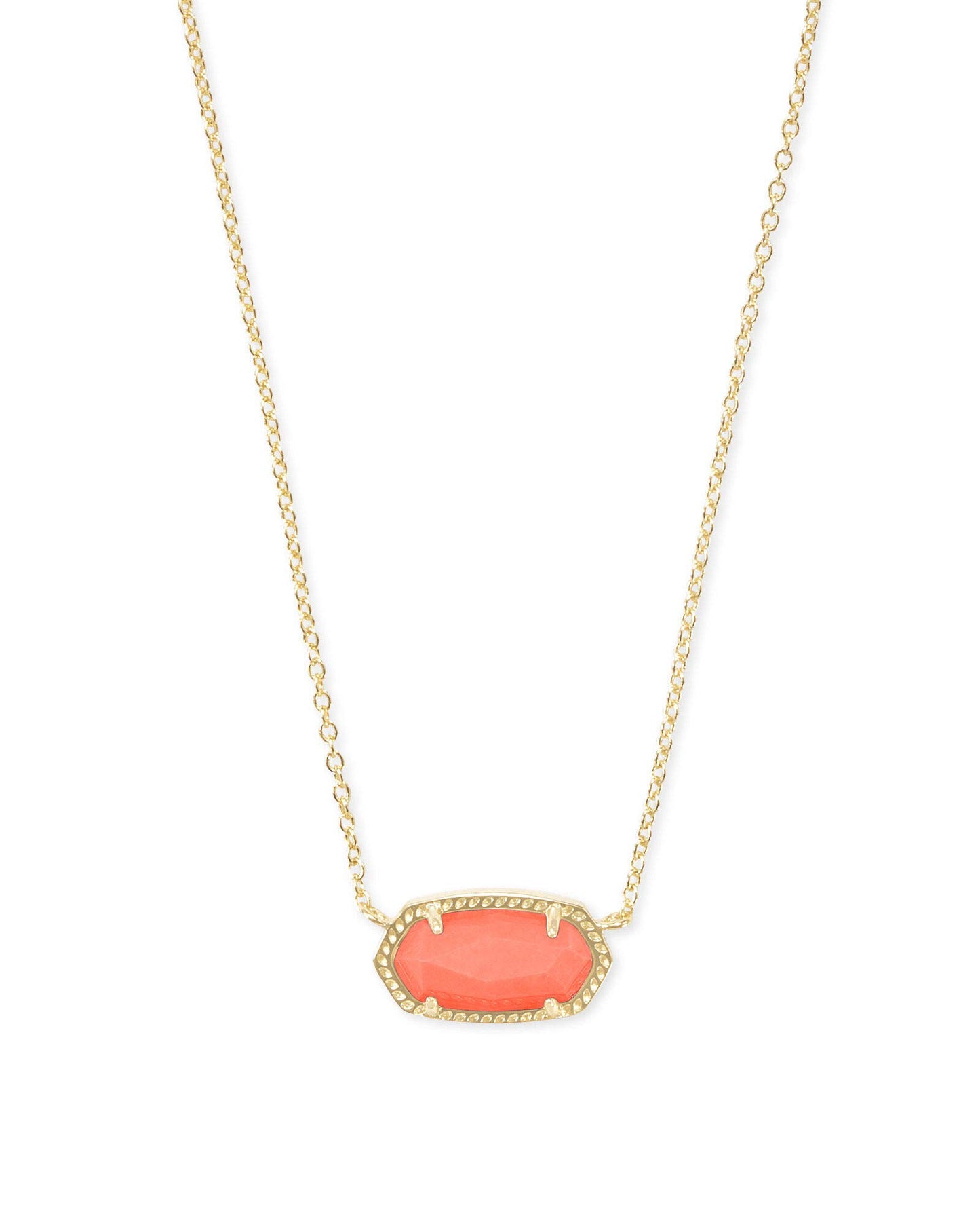 Kendra Scott Elisa Pendant Necklace for Women, Fashion Jewelry, 14k Gold-Plated