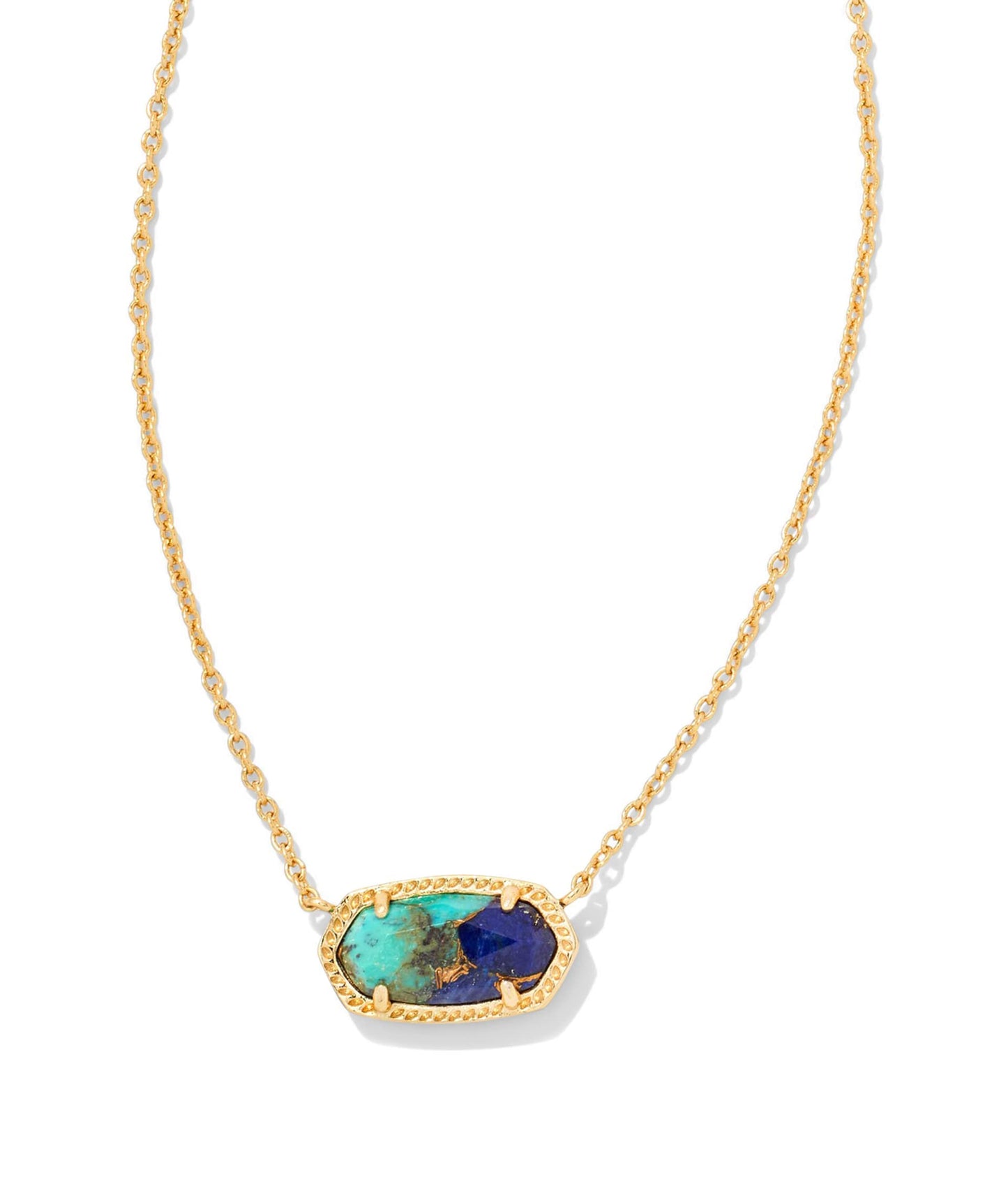Kendra Scott Elisa Pendant Necklace for Women, Fashion Jewelry, 14k Gold-Plated