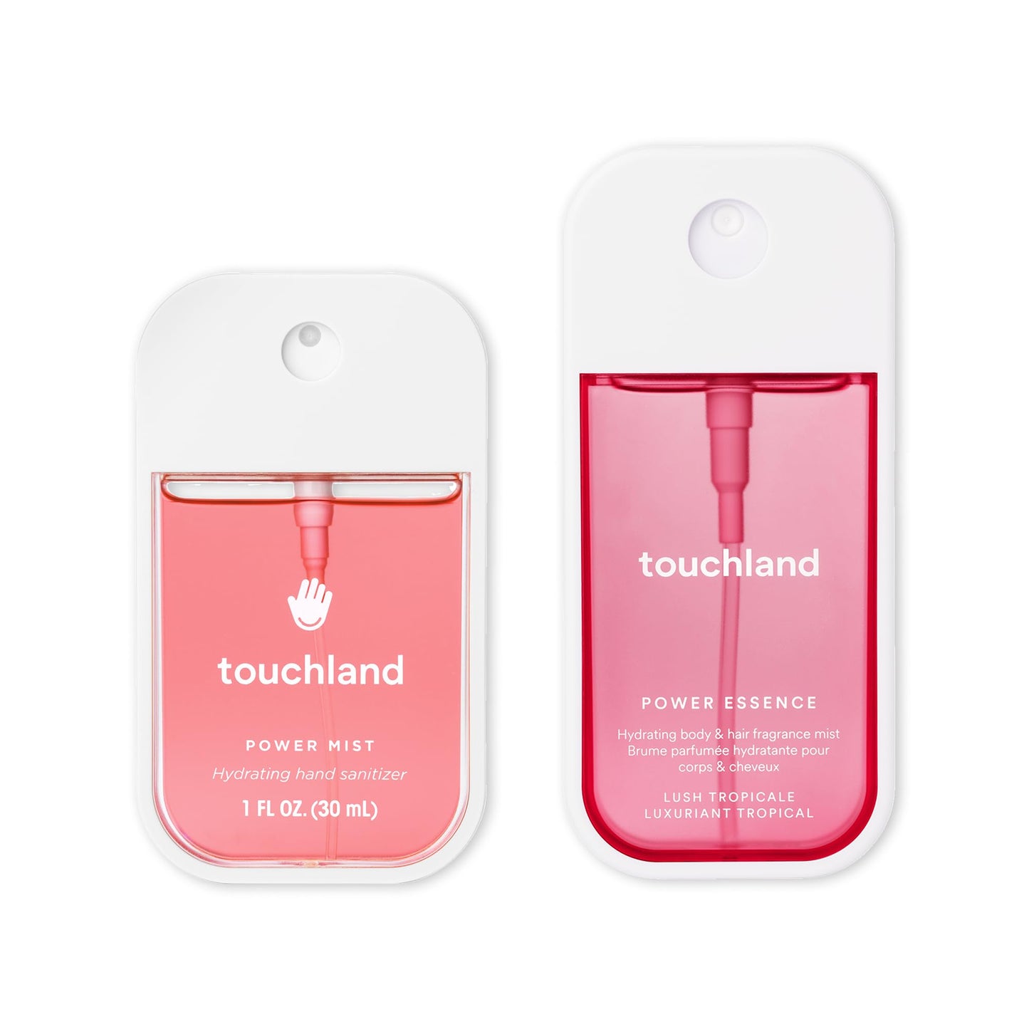 Touchland Special Edition Confetti Cake Mist + Frosted Sparkle Case Set, Scented & Stylish Hydrating Hand Sanitizer Spray Bundle, Travel Size, Dye Free, Amazon Exclusive