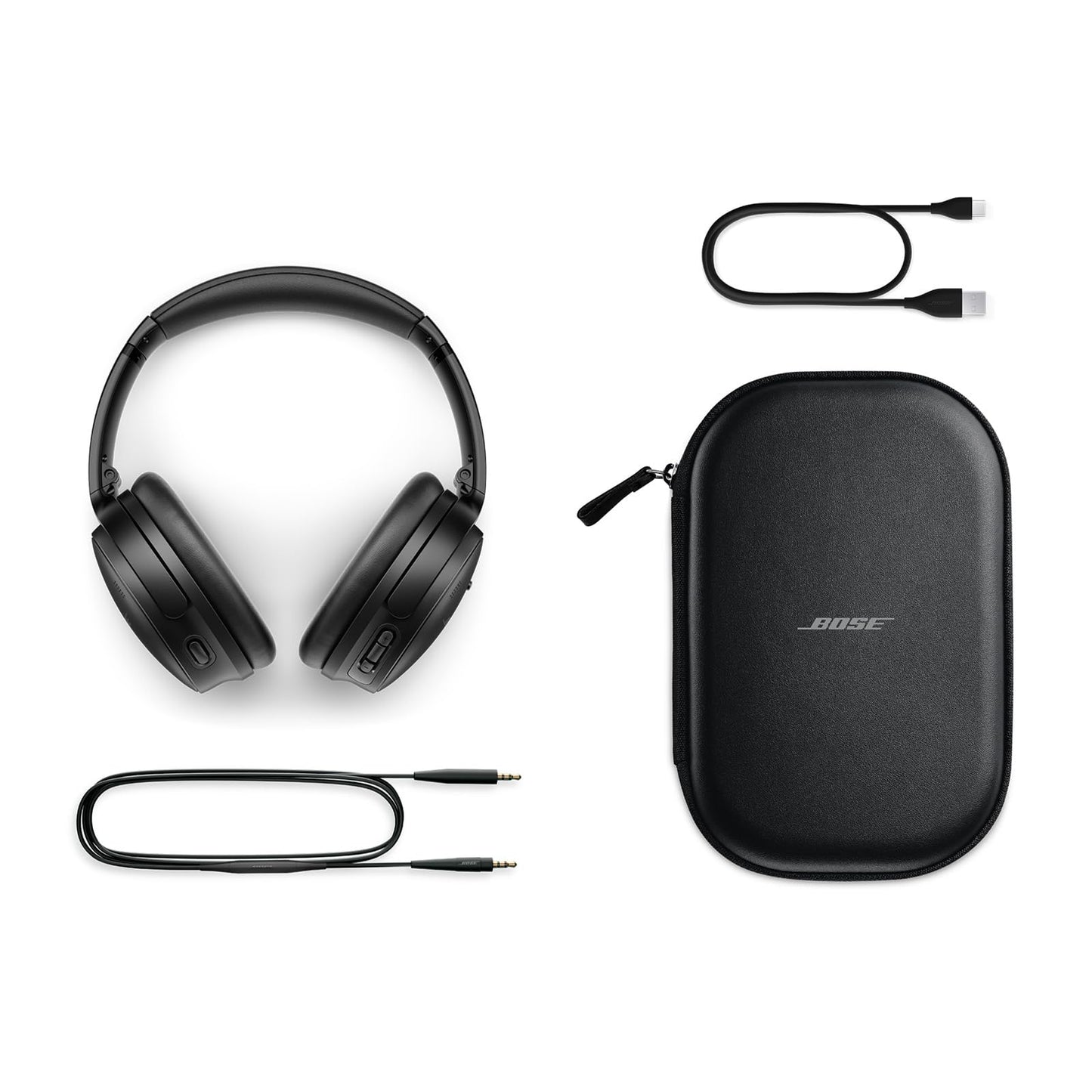 Bose QuietComfort Headphones - Wireless Bluetooth Headphones, Active Over Ear Noise Cancelling and Mic, USB-C Charging, Deep Bass, Up to 24 Hours of Playtime, Twilight Blue - Limited Edition Color
