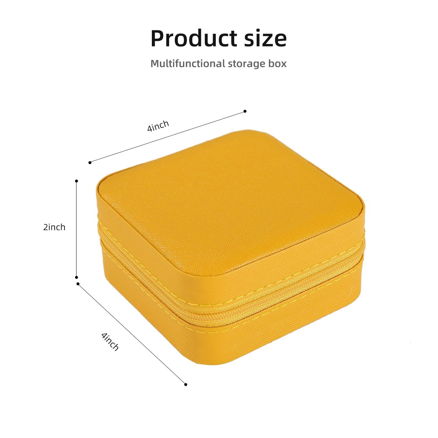 KElofoN Travel jewelry case Travel jewelry box Travel Jewelry Organizer Small box Gift for Girls Women with Mirror(Green)