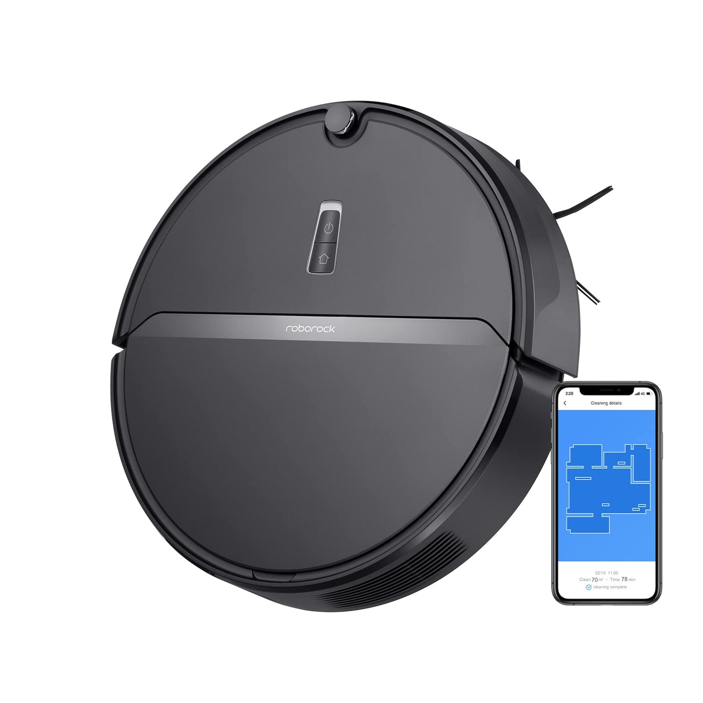 roborock Q10 S5+ Robot Vacuum and Mop, 10,000Pa Suction, Upgraded from Q8 max+, 70 Days Self-Emptying, Obstacle Avoidance, Sonic Mopping, Dual Anti-Tangle Design, Auto Mop Lifting, Ideal for Pet Hair