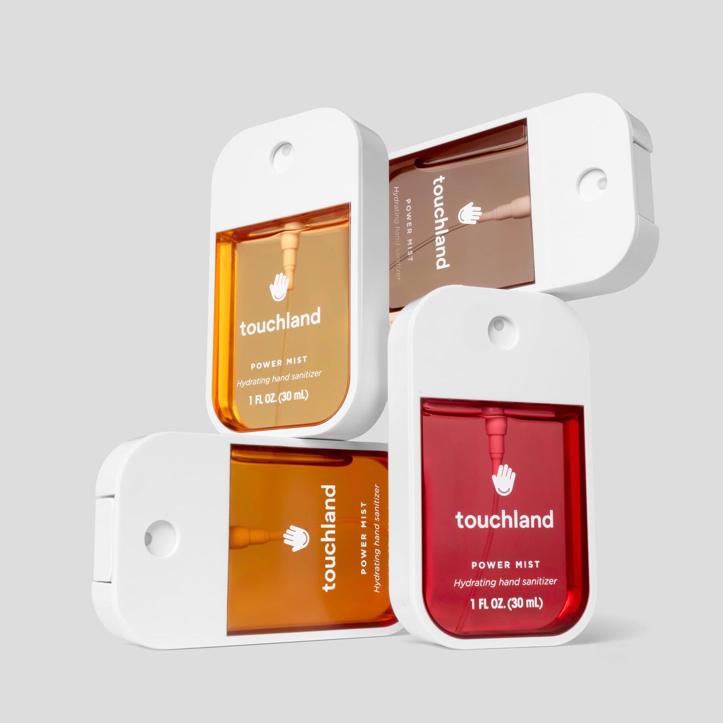 Touchland Special Edition Confetti Cake Mist + Frosted Sparkle Case Set, Scented & Stylish Hydrating Hand Sanitizer Spray Bundle, Travel Size, Dye Free, Amazon Exclusive