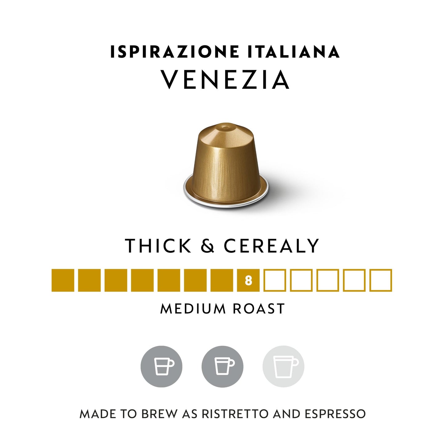 Nespresso Capsules Original Line, Ispirazione Variety Pack, Medium & Dark Roast Espresso Coffee, 50 Count Coffee Pods