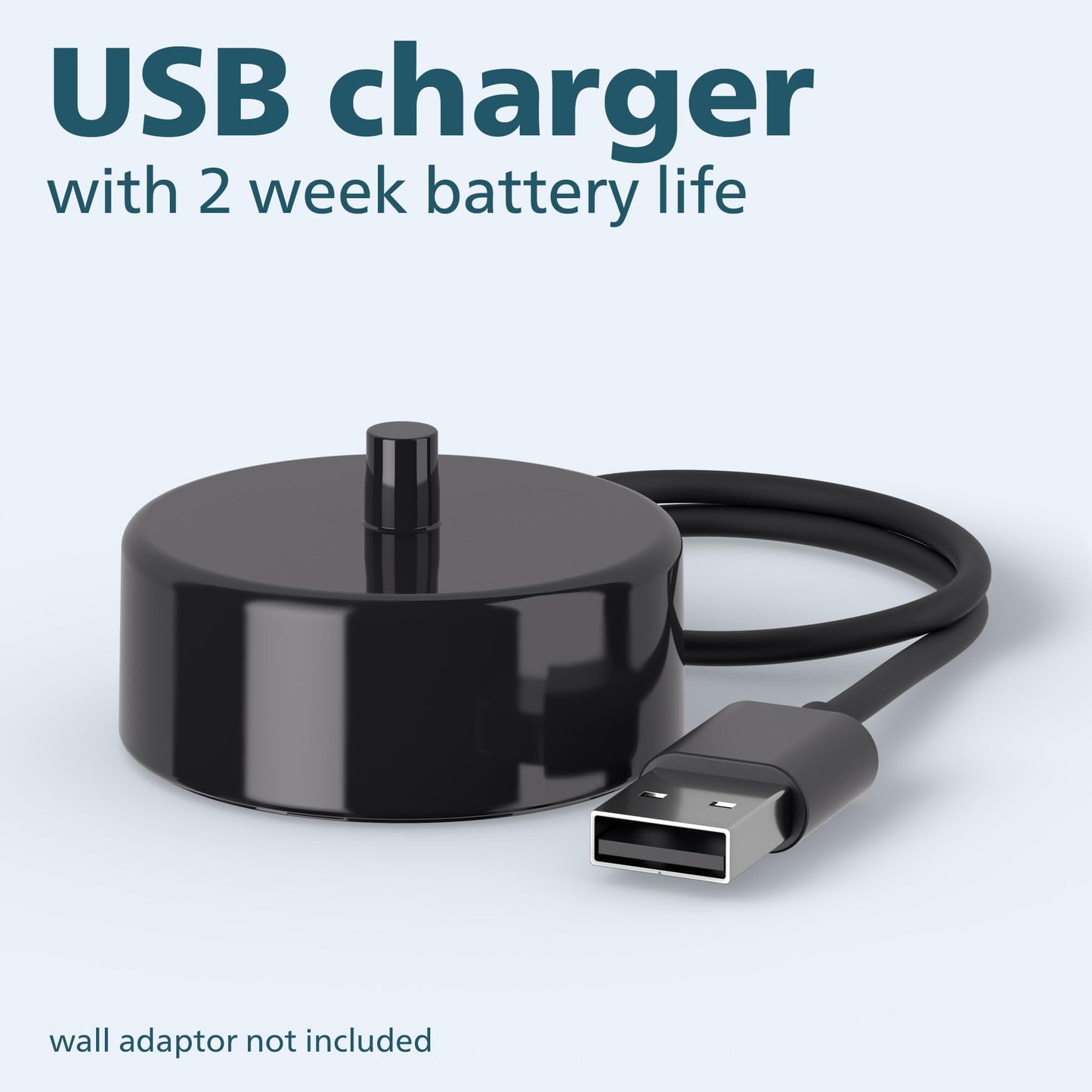 Philips Sonicare 4100 Rechargeable Electric Toothbrush, with Pressure Sensor, 2 Intensity Settings, SmarTimer and QuadPacer, 14-Day Battery Life, White, Model HX3681/23