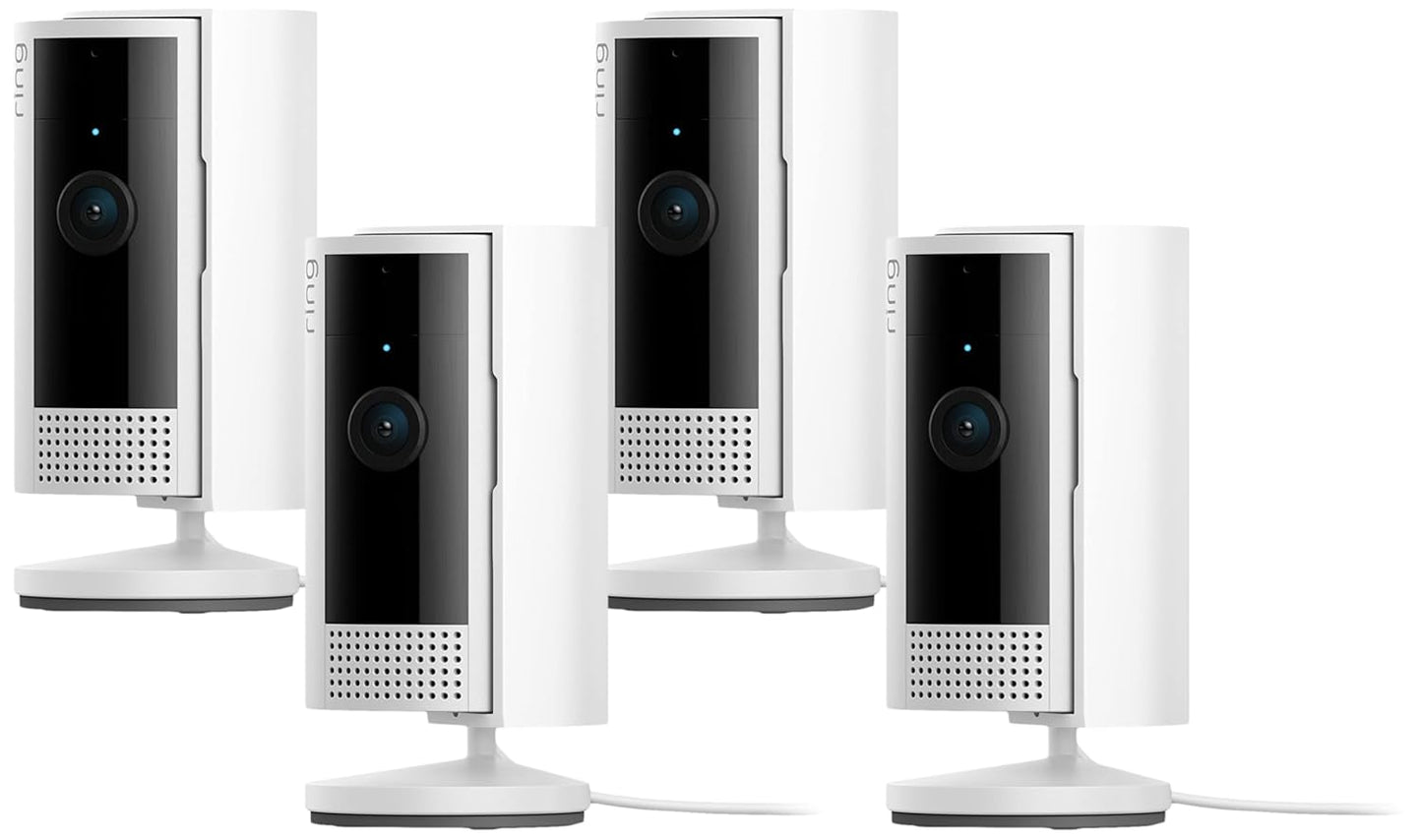 Ring Indoor Cam — Home or business security in 1080p HD video, White