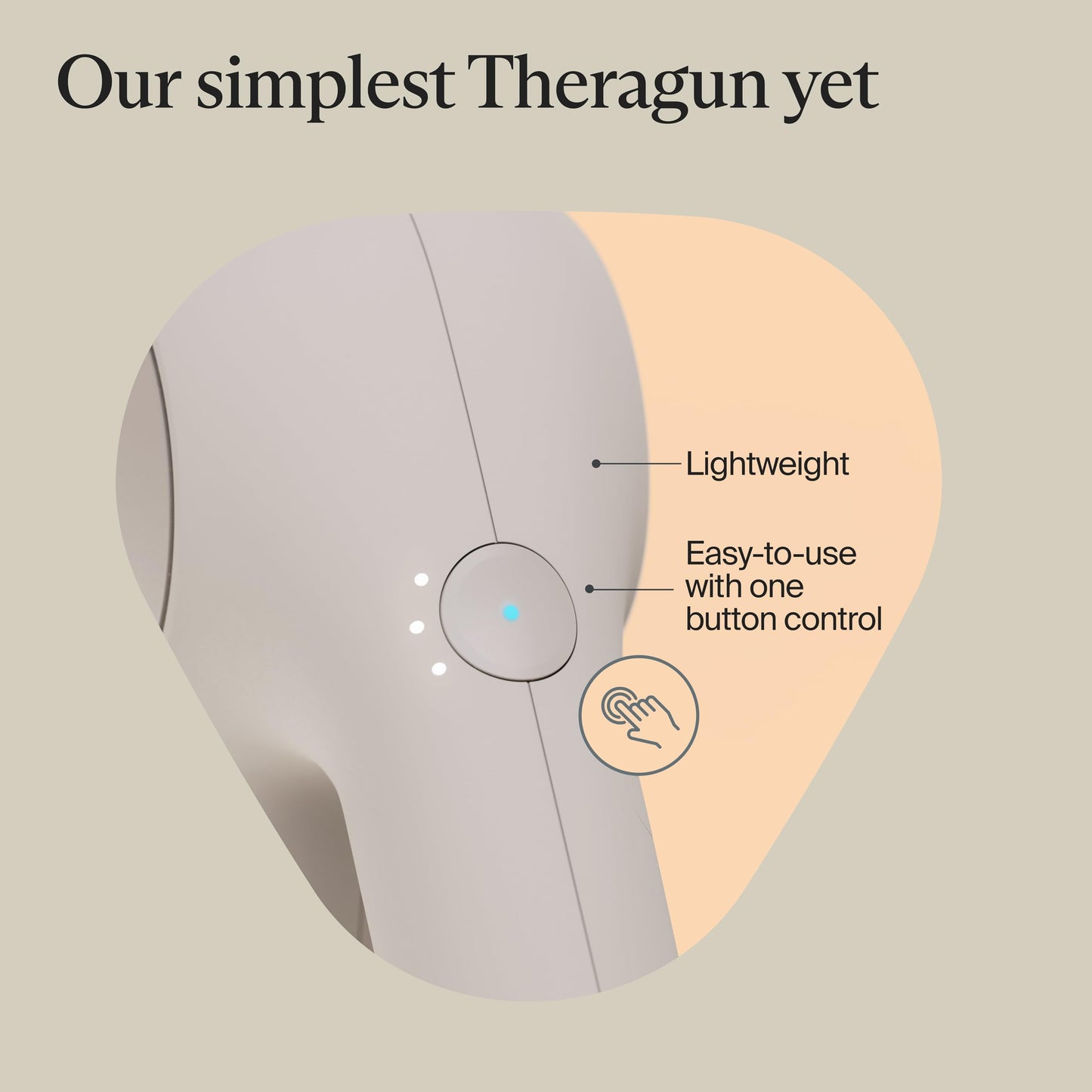 TheraGun Therabody Relief - Quiet Deep Tissue Therapy Massage Gun - Bluetooth Enabled, Electric Percussion Massage Gun & Personal Massager for Pain in The Neck, Back, Leg, Shoulder and Foot (Black)