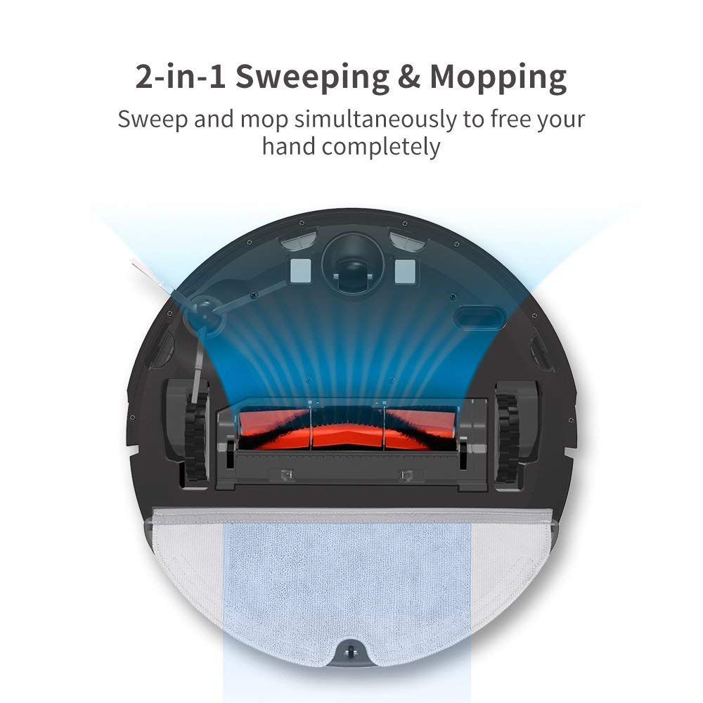 roborock Saros 10R Robot Vacuum and Mop, 22,000 Pa Suction, Zero-Tangling, 3.14’’ Ultra Slim, FlexiArm Riser Technology for Carpet & Floor, Corner & Edge Cleaning, Self-Emptying, Hot Air Drying, Black