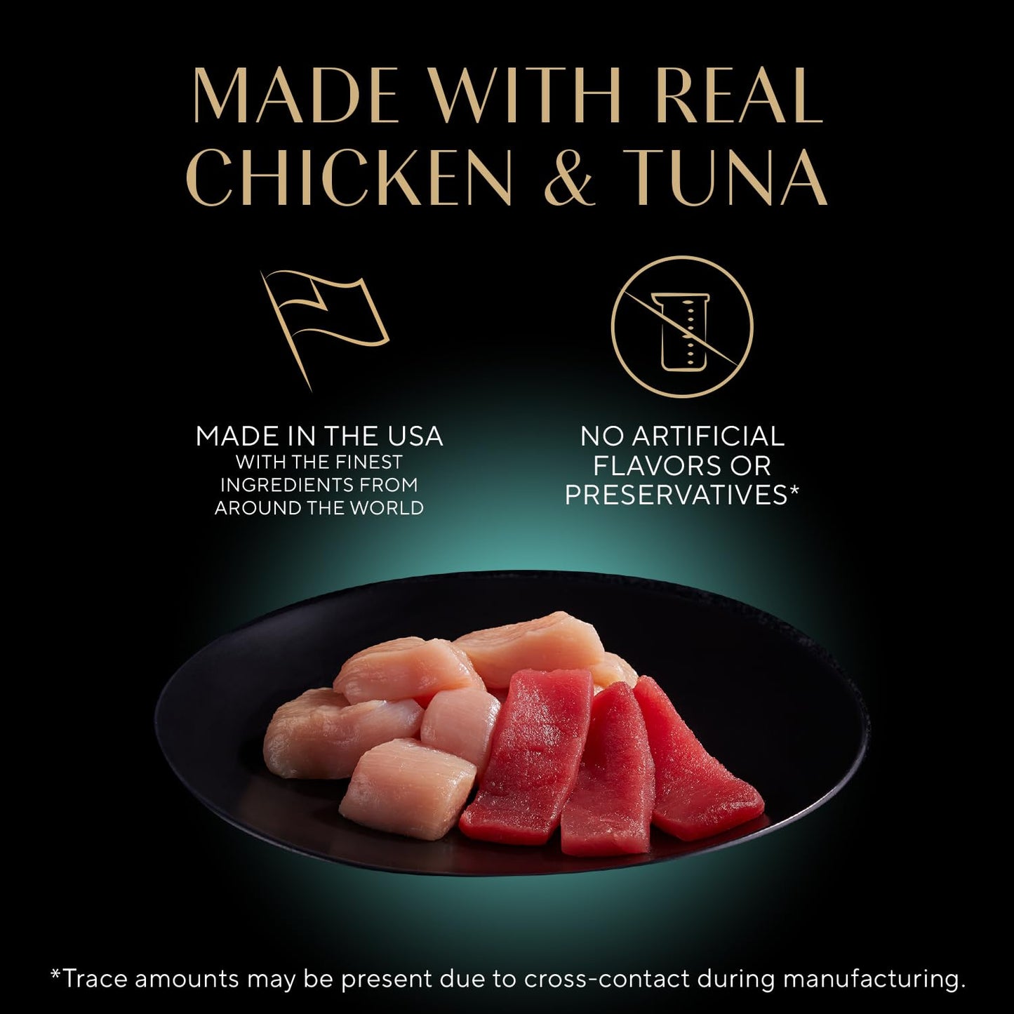 Sheba Perfect Portions Wet Cat Food Cuts in Gravy, Roasted Chicken Entree, with Sustainable Salmon, Tender Turkey Entree, 2.6 oz. Twin-Pack Trays (24 Count, 48 Servings)