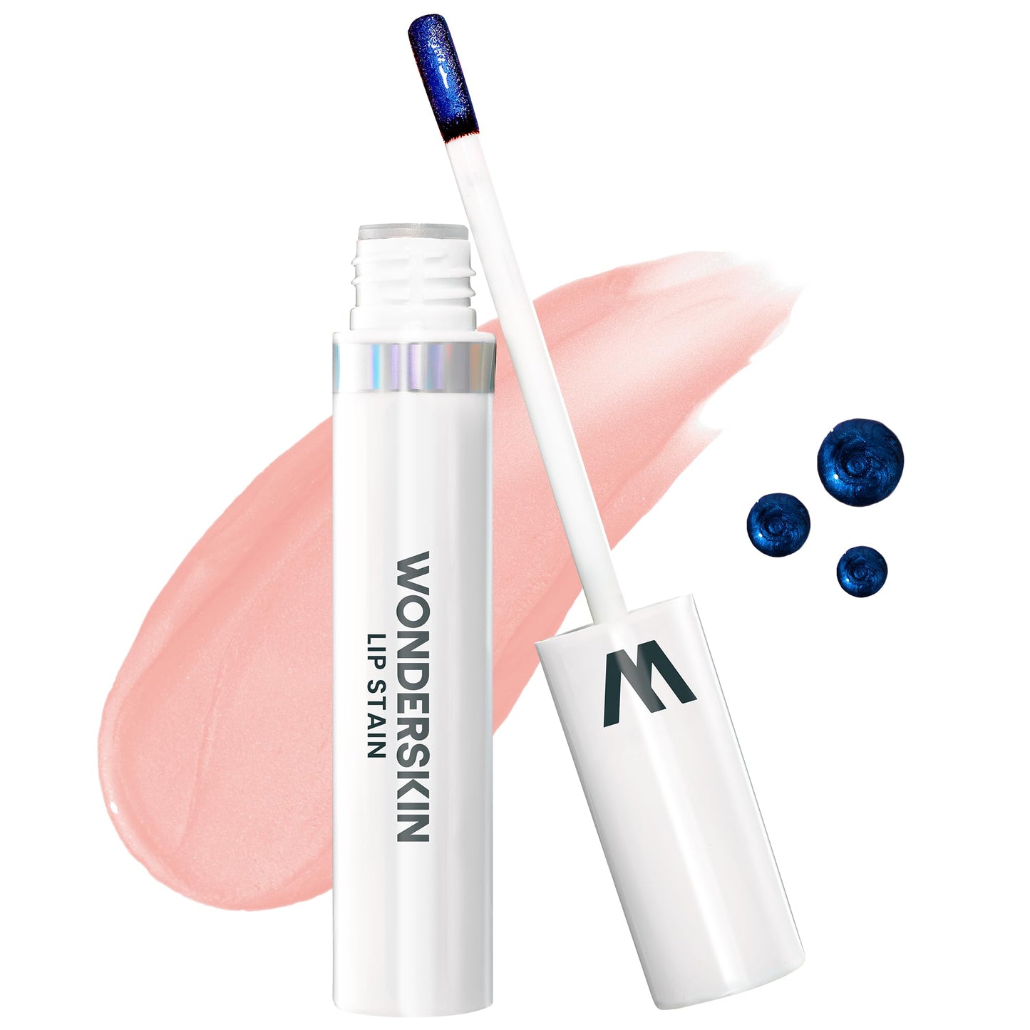 Wonderskin Wonder Blading All Day Lip Stain Peel Off Masque - Long Lasting, Waterproof and Transfer Proof Nude Lip Tint, Matte Finish Peel Off Lip Stain (Whimsical Masque)