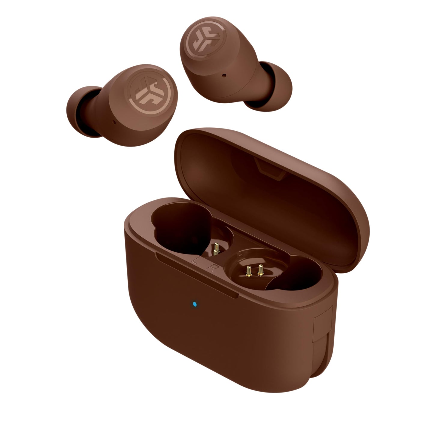 JLab Go Air Pop+ True Wireless Earbuds, in Ear Headphones, Bluetooth Earphones, 35H Playtime Ear Buds, Bluetooth Earbuds with Microphone, USB-C Charging Case, Dual Connect, EQ3 Sound, Black