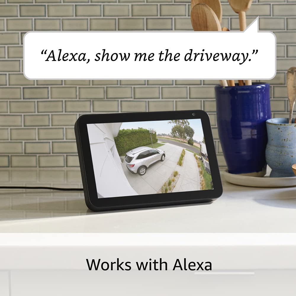 Ring Floodlight Cam Wired Plus — Outdoor home or business security with motion-activated 1080p HD video and floodlights, (2021 release) White