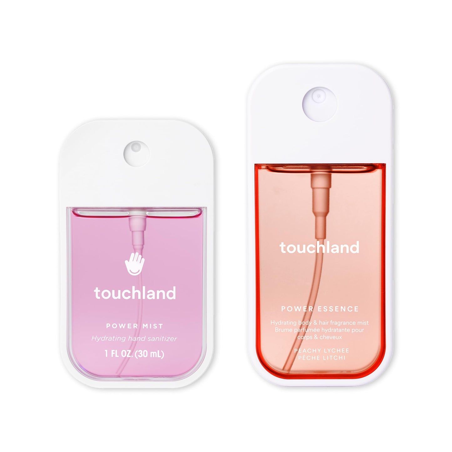 Touchland Special Edition Confetti Cake Mist + Frosted Sparkle Case Set, Scented & Stylish Hydrating Hand Sanitizer Spray Bundle, Travel Size, Dye Free, Amazon Exclusive