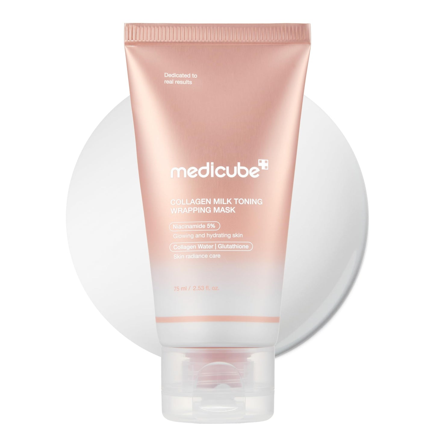 medicube Collagen Overnight Wrapping Peel Off Facial Mask Pack - Elasticity & Hydration Care, Reduces Sagging & Dullness - Hydrolyzed Collagen For Glowing Skin - Korean Skin Care, 2.53 fl.oz