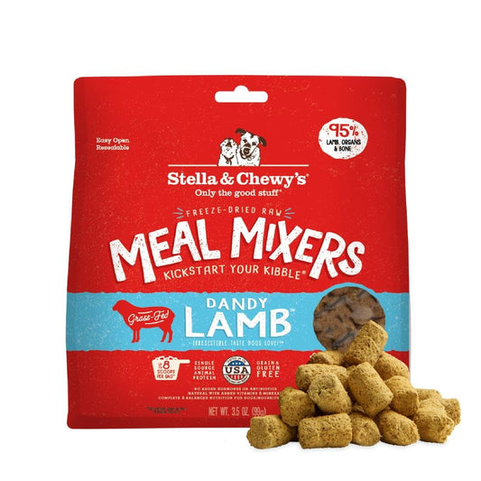 Stella & Chewy's Freeze-Dried Raw Chicken Meal Mixers- Dog Food Topper and Mixer - Made with 95% Cage-Free Chicken, Organs & Bone - Perfect for Picky Eaters - Grain-Free - 3.5oz
