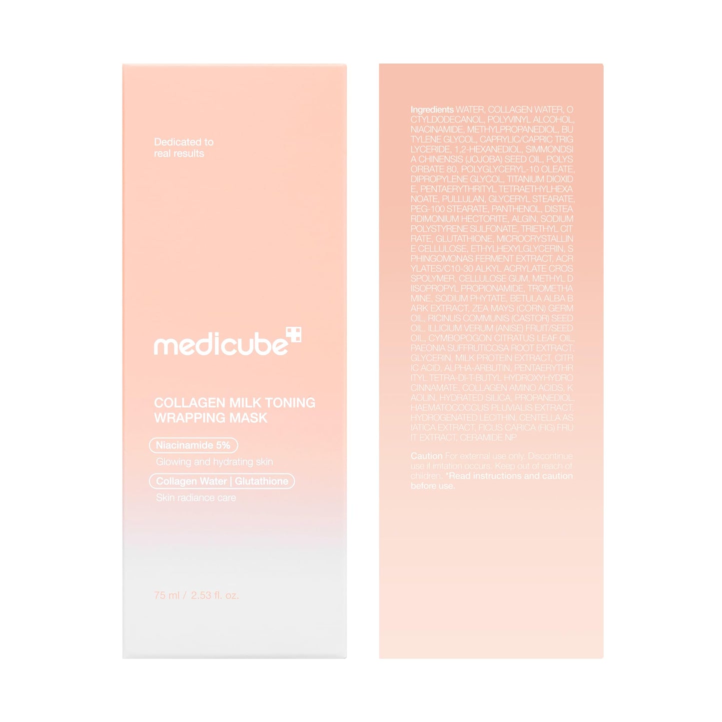 medicube Collagen Overnight Wrapping Peel Off Facial Mask Pack - Elasticity & Hydration Care, Reduces Sagging & Dullness - Hydrolyzed Collagen For Glowing Skin - Korean Skin Care, 2.53 fl.oz