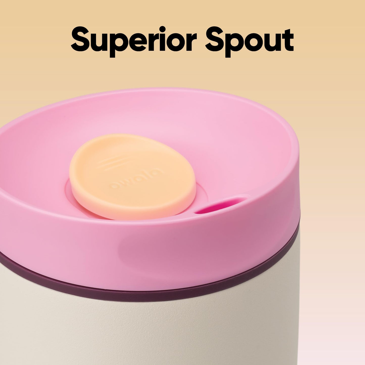 Owala SmoothSip Slider Insulated Stainless Steel Coffee Tumbler, Reusable Iced Coffee Cup, Hot Coffee Travel Mug, BPA Free 12 oz, Grey/Green (Sour Apple)