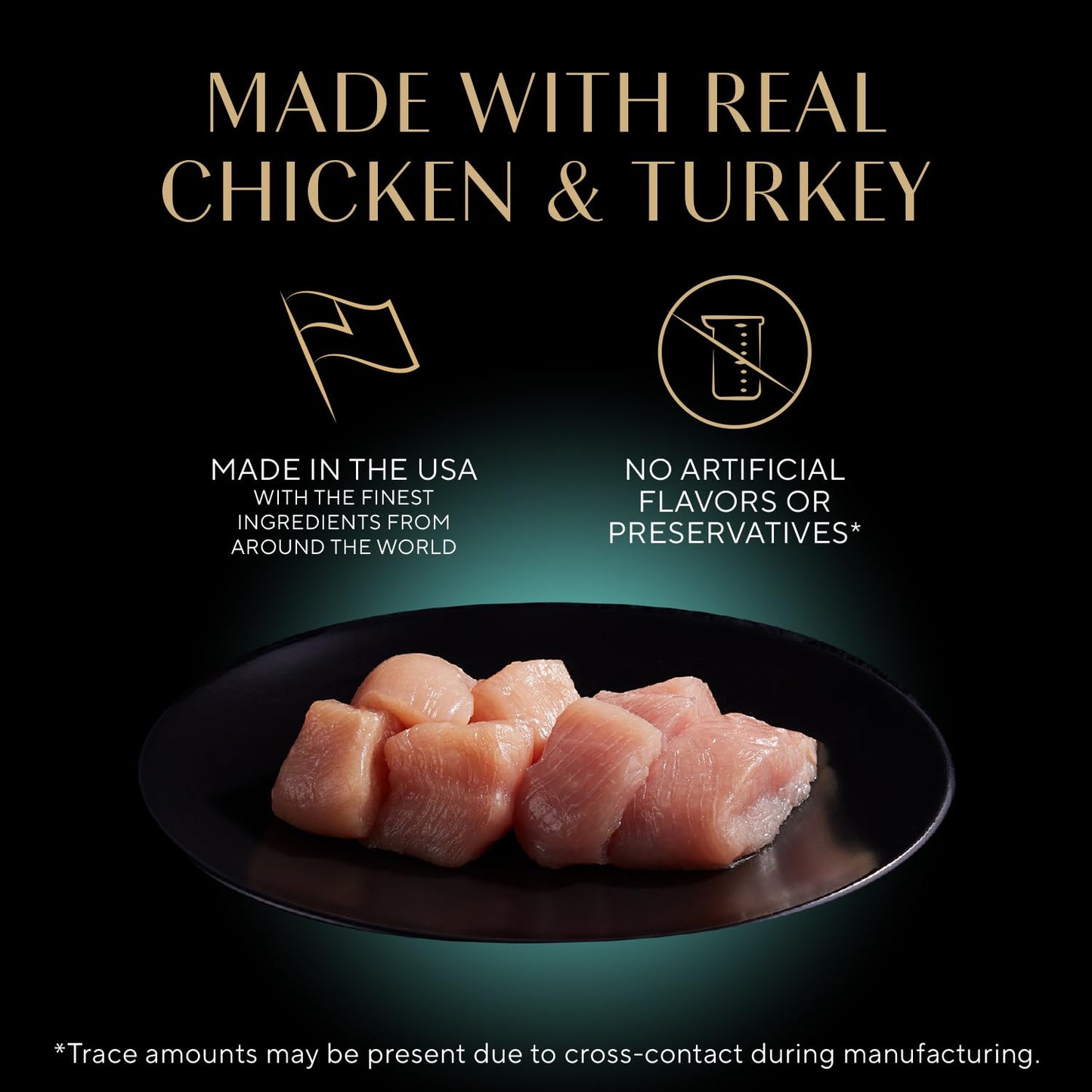 Sheba Perfect Portions Wet Cat Food Pate Savory Chicken Entree, Roasted Turkey Entree, and Tender Beef Entree Variety Pack, 2.6 oz. Twin Pack Trays (24 Count, 48 Servings)