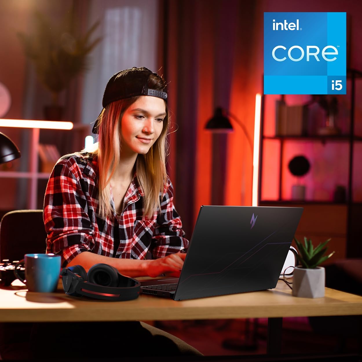 Acer Nitro V Gaming Laptop | Intel Core i5-13420H Processor | NVIDIA GeForce RTX 4050 Laptop GPU | 15.6" FHD IPS 165Hz Display | 8GB DDR5 | 512GB Gen 4 SSD | Wi-Fi 6 | Backlit KB | ANV15-52-586Z