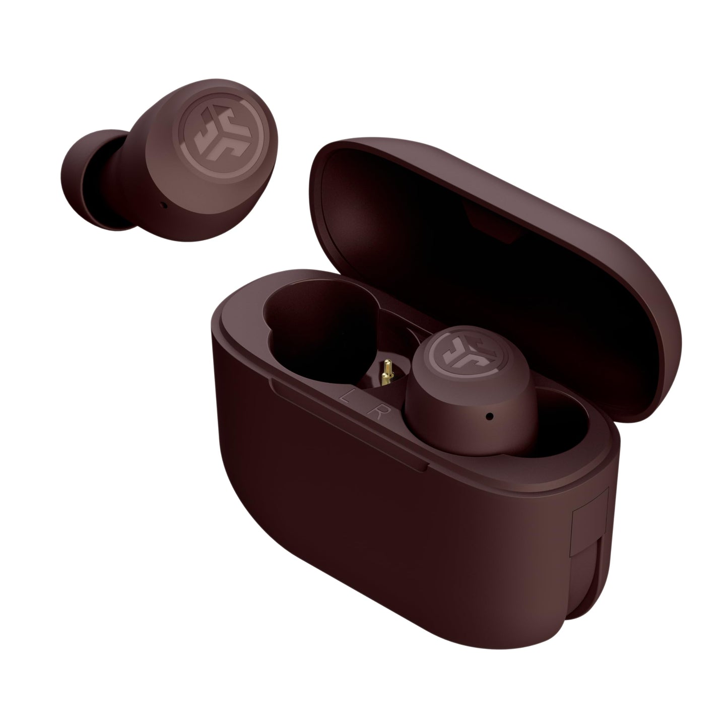 JLab Go Air Pop+ True Wireless Earbuds, in Ear Headphones, Bluetooth Earphones, 35H Playtime Ear Buds, Bluetooth Earbuds with Microphone, USB-C Charging Case, Dual Connect, EQ3 Sound, Black