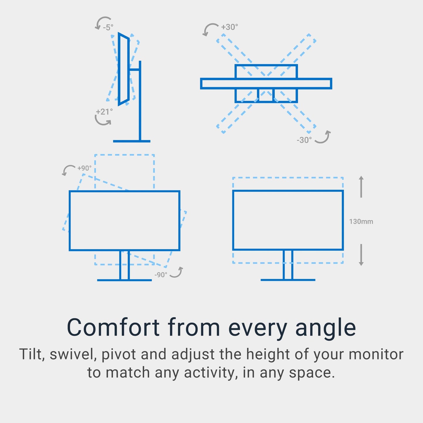 Dell 27 Plus 4K USB-C Monitor - S2725QC - 27-inch 4K (3840 x 2160) 120Hz 16:9 Display, AMD FreeSync Premium, sRGB 99%, Integrated Speakers, 1500:1 Contrast Ratio, Comfortview Plus - Ash White