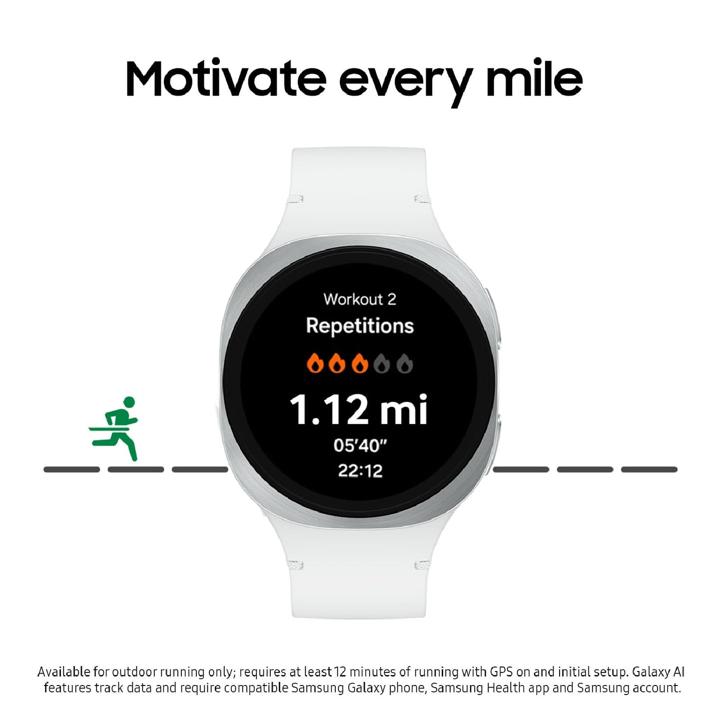 Samsung Galaxy Watch 8 (2025) 40mm Bluetooth Smartwatch, Cushion Design, Fitness Tracker, Sleep Coaching, Running Coach, Energy Score, Heart Rate Tracking, Graphite [US Version, 2 Yr Warranty]